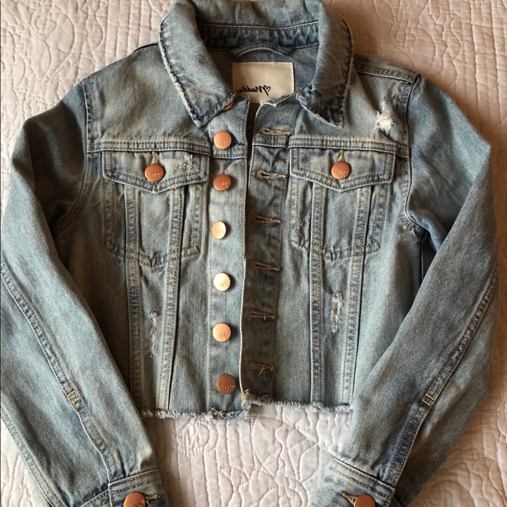 Girls Cropped Denim Jacket size 7/8
